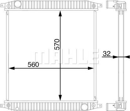 Wilmink Group WG2183913 - Радиатор, охлаждение двигателя autospares.lv