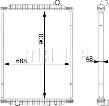 Wilmink Group WG2183931 - Радиатор, охлаждение двигателя autospares.lv