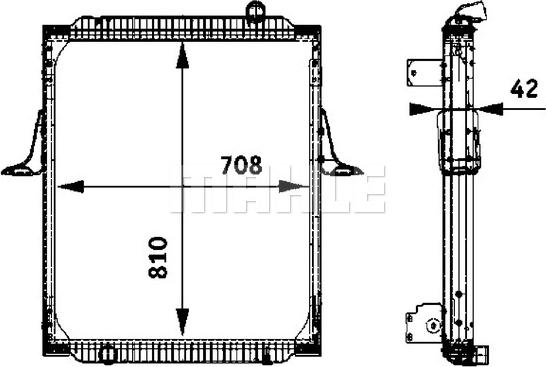 Wilmink Group WG2183932 - Радиатор, охлаждение двигателя autospares.lv