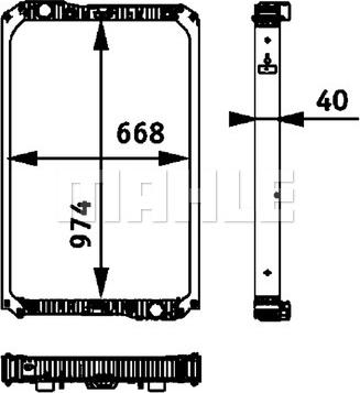 Wilmink Group WG2183926 - Радиатор, охлаждение двигателя autospares.lv