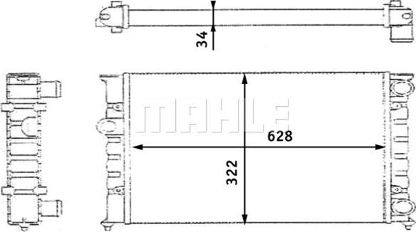 Wilmink Group WG2183499 - Радиатор, охлаждение двигателя autospares.lv