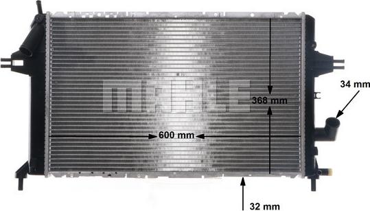 Wilmink Group WG2183440 - Радиатор, охлаждение двигателя autospares.lv