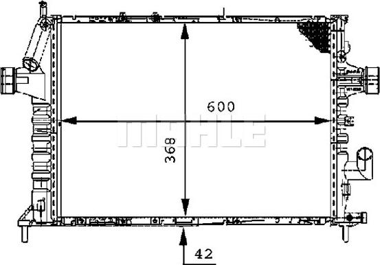 Wilmink Group WG2183440 - Радиатор, охлаждение двигателя autospares.lv