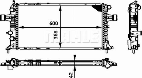 Wilmink Group WG2183465 - Радиатор, охлаждение двигателя autospares.lv