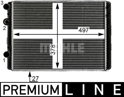 Wilmink Group WG2183413 - Радиатор, охлаждение двигателя autospares.lv