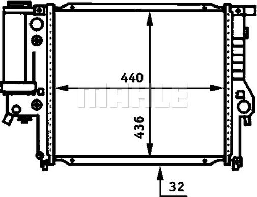 Wilmink Group WG2183484 - Радиатор, охлаждение двигателя autospares.lv