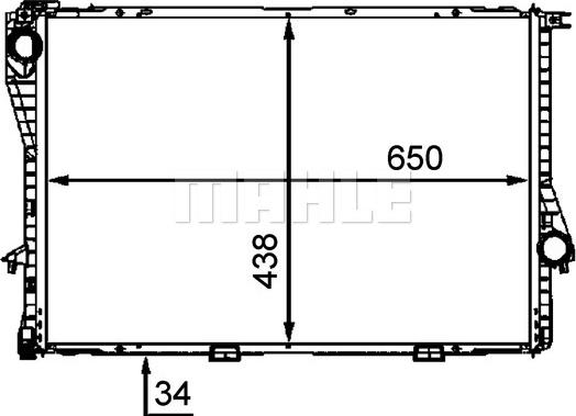 Wilmink Group WG2183426 - Радиатор, охлаждение двигателя autospares.lv