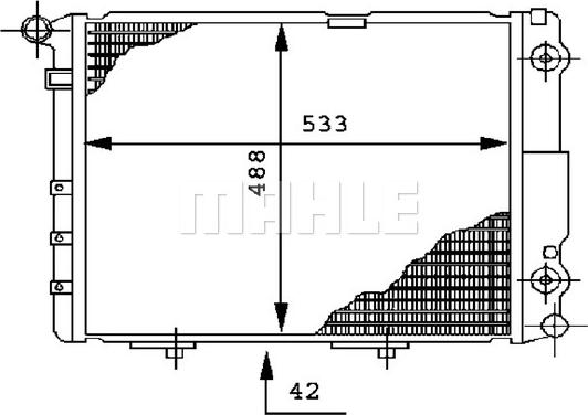 Wilmink Group WG2183420 - Радиатор, охлаждение двигателя autospares.lv