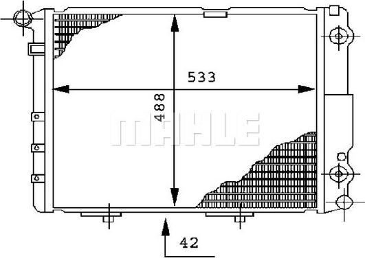 Wilmink Group WG2183421 - Радиатор, охлаждение двигателя autospares.lv