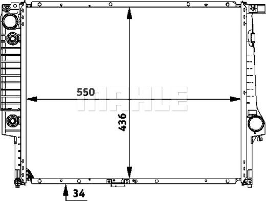 Wilmink Group WG2183477 - Радиатор, охлаждение двигателя autospares.lv