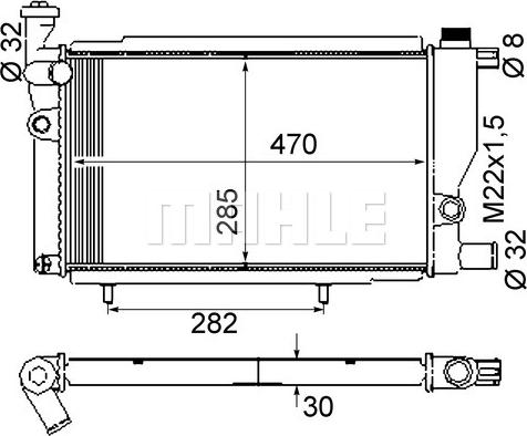 Wilmink Group WG2183599 - Радиатор, охлаждение двигателя autospares.lv