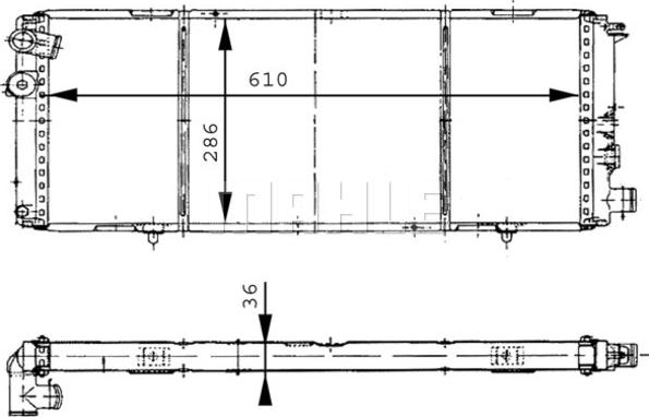 Wilmink Group WG2183596 - Радиатор, охлаждение двигателя autospares.lv