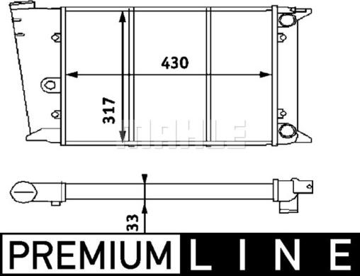 Wilmink Group WG2183590 - Радиатор, охлаждение двигателя autospares.lv