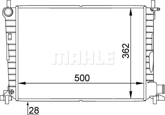 Wilmink Group WG2183534 - Радиатор, охлаждение двигателя autospares.lv