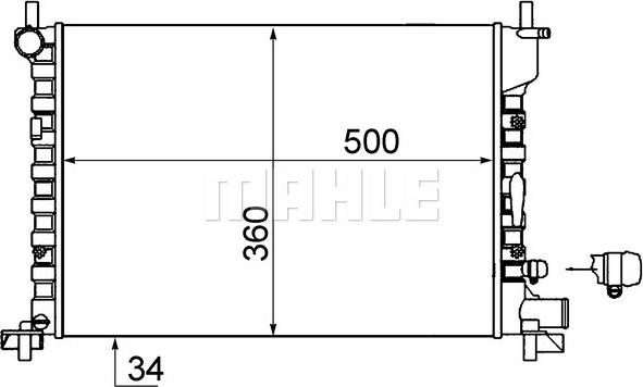 Wilmink Group WG2183535 - Радиатор, охлаждение двигателя autospares.lv