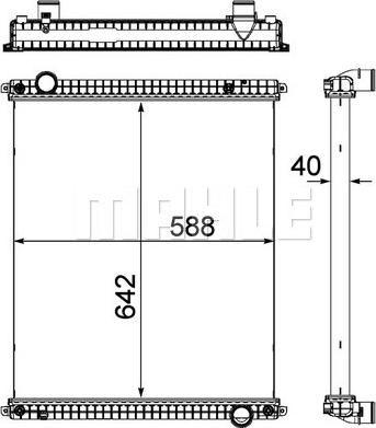 Wilmink Group WG2183533 - Радиатор, охлаждение двигателя autospares.lv