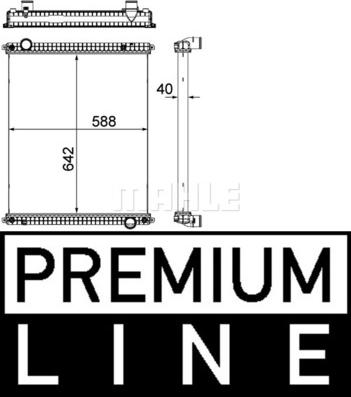 Wilmink Group WG2183533 - Радиатор, охлаждение двигателя autospares.lv