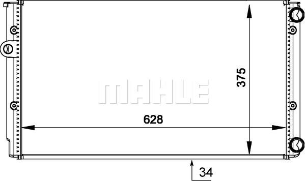 Wilmink Group WG2183526 - Радиатор, охлаждение двигателя autospares.lv