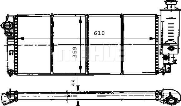 Wilmink Group WG2183649 - Радиатор, охлаждение двигателя autospares.lv