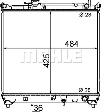 Wilmink Group WG2183644 - Радиатор, охлаждение двигателя autospares.lv