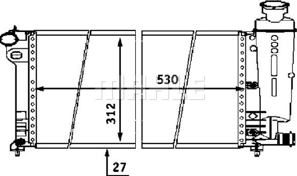 Wilmink Group WG2183645 - Радиатор, охлаждение двигателя autospares.lv