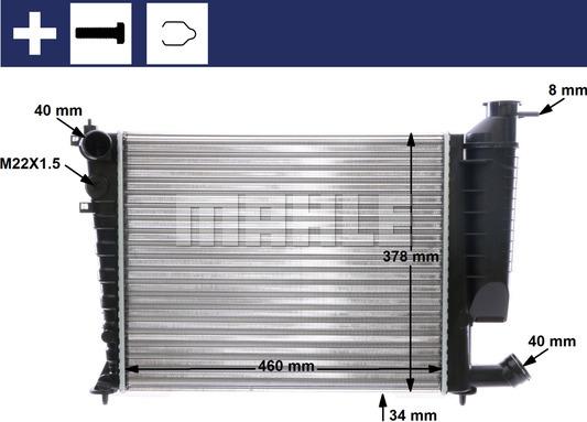 Wilmink Group WG2183657 - Радиатор, охлаждение двигателя autospares.lv