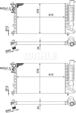 Wilmink Group WG2183660 - Радиатор, охлаждение двигателя autospares.lv