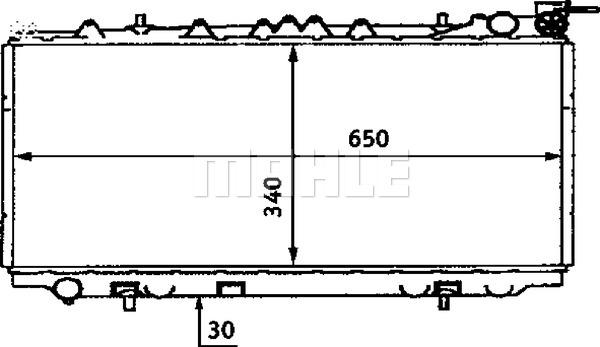 Wilmink Group WG2183608 - Радиатор, охлаждение двигателя autospares.lv