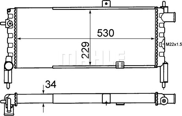 Wilmink Group WG2183615 - Радиатор, охлаждение двигателя autospares.lv