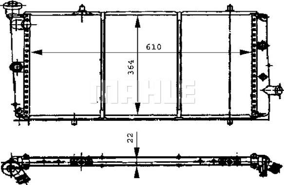 Wilmink Group WG2183617 - Радиатор, охлаждение двигателя autospares.lv