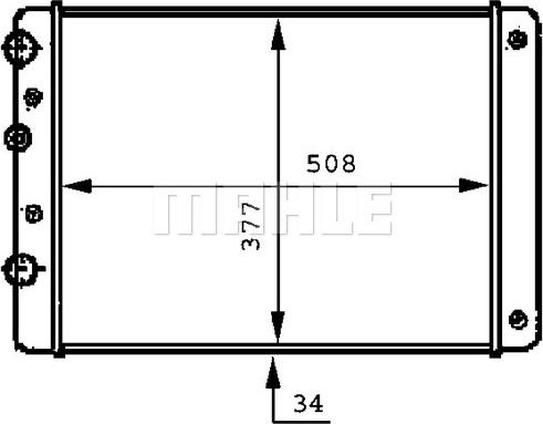 Wilmink Group WG2183689 - Радиатор, охлаждение двигателя autospares.lv