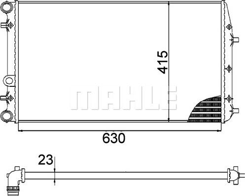 Wilmink Group WG2183687 - Радиатор, охлаждение двигателя autospares.lv