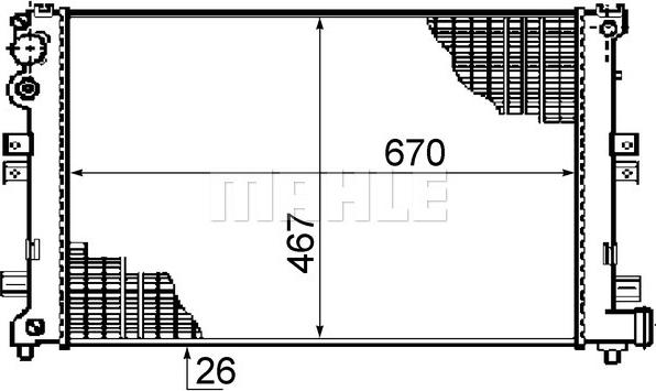 Wilmink Group WG2183066 - Радиатор, охлаждение двигателя autospares.lv