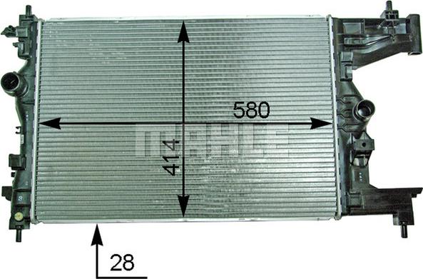 Wilmink Group WG2183114 - Радиатор, охлаждение двигателя autospares.lv