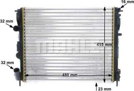 Wilmink Group WG2183806 - Радиатор, охлаждение двигателя autospares.lv