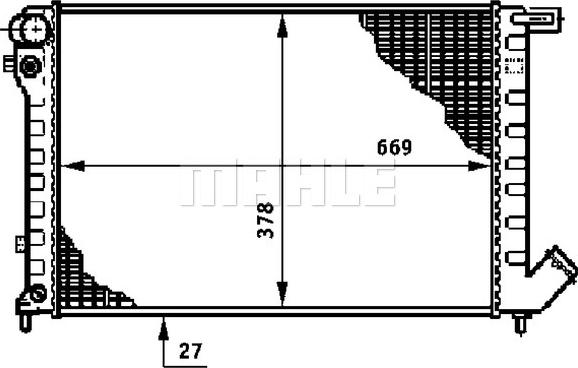 Wilmink Group WG2183832 - Радиатор, охлаждение двигателя autospares.lv