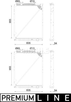 Wilmink Group WG2183879 - Радиатор, охлаждение двигателя autospares.lv