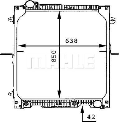 Wilmink Group WG2183874 - Радиатор, охлаждение двигателя autospares.lv