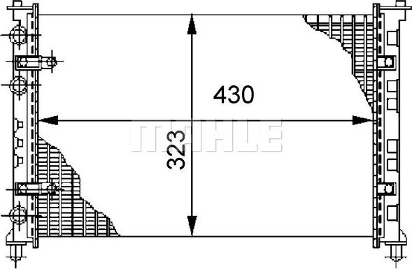 Wilmink Group WG2183392 - Радиатор, охлаждение двигателя autospares.lv