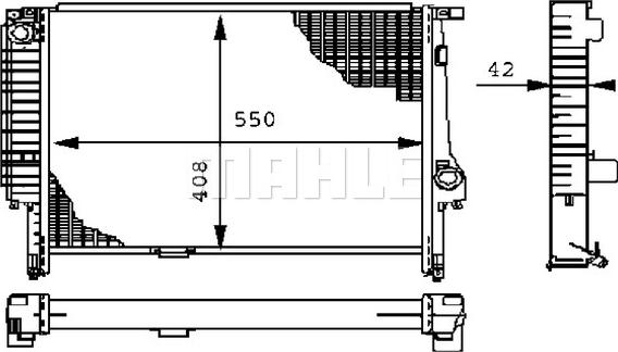 Wilmink Group WG2183397 - Радиатор, охлаждение двигателя autospares.lv