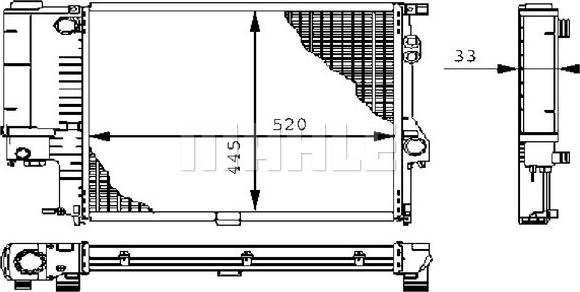 Wilmink Group WG2183324 - Радиатор, охлаждение двигателя autospares.lv