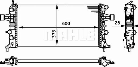 Wilmink Group WG2183299 - Радиатор, охлаждение двигателя autospares.lv