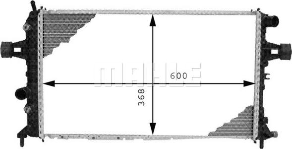 Wilmink Group WG2183243 - Радиатор, охлаждение двигателя autospares.lv