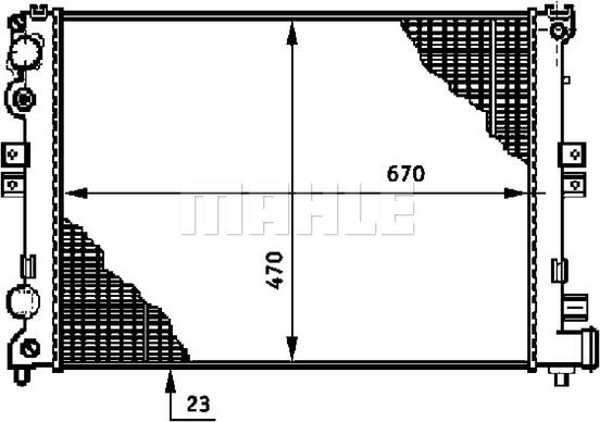 Wilmink Group WG2183793 - Радиатор, охлаждение двигателя autospares.lv