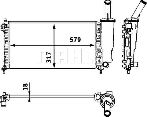 Wilmink Group WG2183742 - Радиатор, охлаждение двигателя autospares.lv