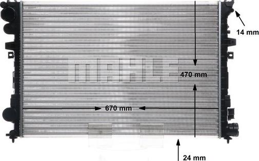 Wilmink Group WG2183787 - Радиатор, охлаждение двигателя autospares.lv