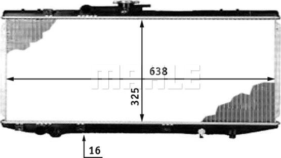 Wilmink Group WG2183726 - Радиатор, охлаждение двигателя autospares.lv