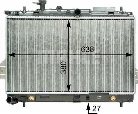 Wilmink Group WG2182497 - Радиатор, охлаждение двигателя autospares.lv