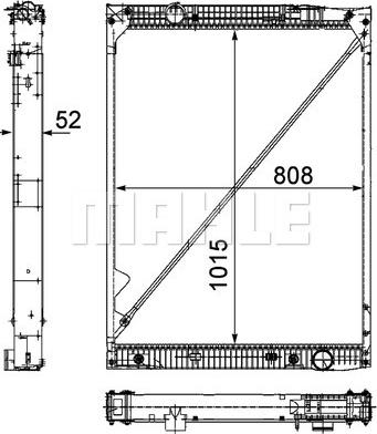 Wilmink Group WG2182416 - Радиатор, охлаждение двигателя autospares.lv