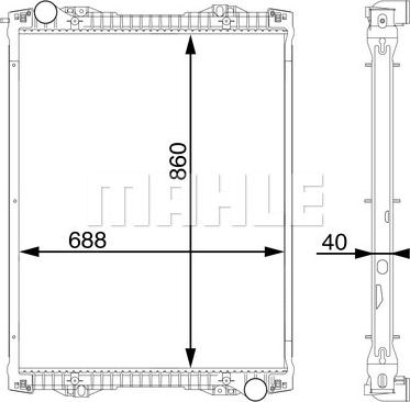 Wilmink Group WG2182418 - Радиатор, охлаждение двигателя autospares.lv